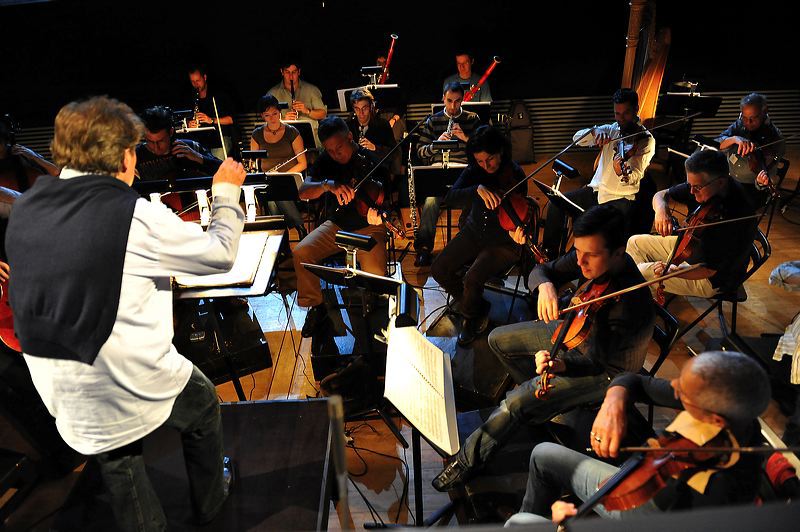 Répétitions avec l'Orchestre de Chambre de Lausanne